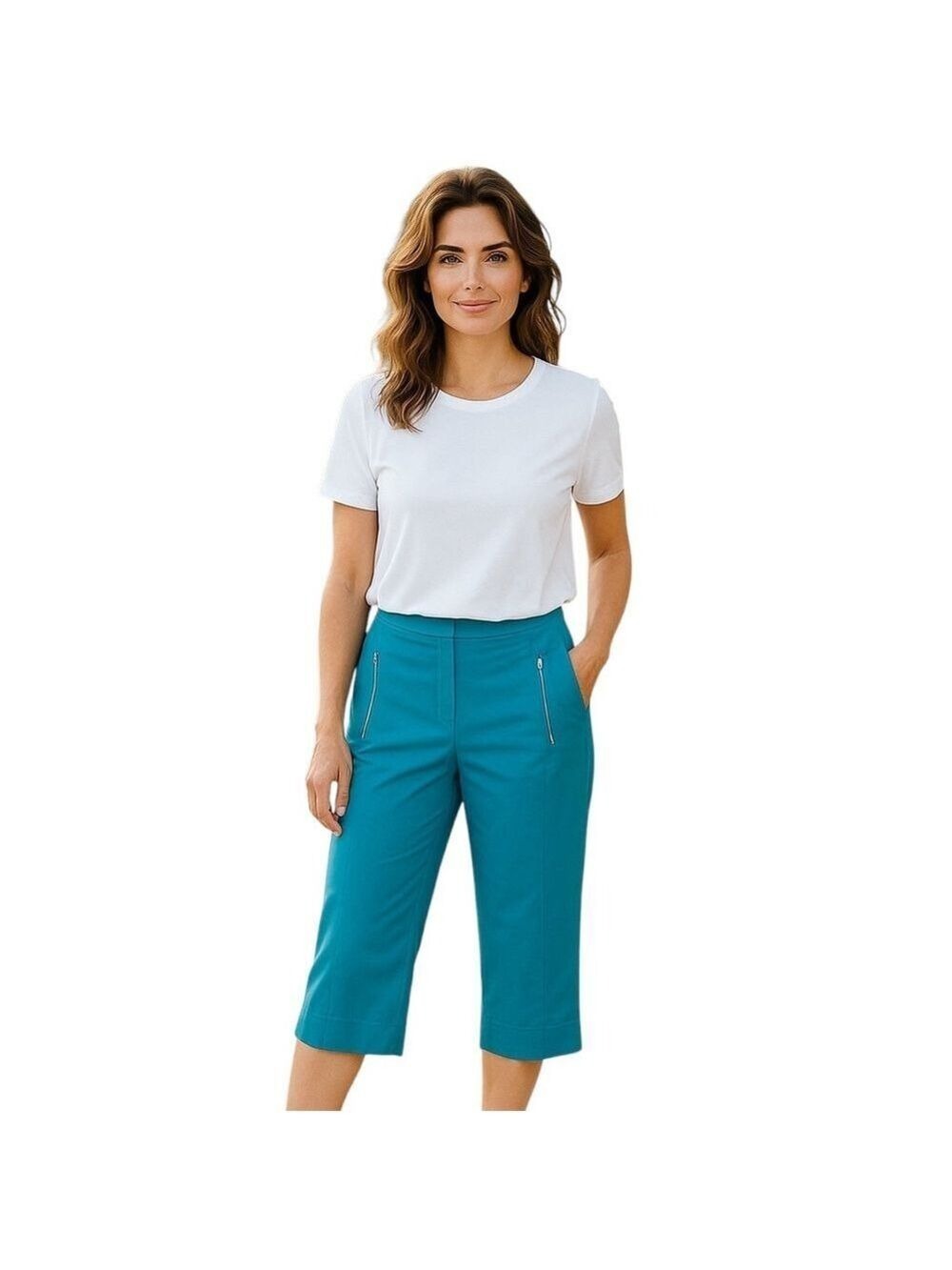 Tail Tech Golf Women's Capris Performance Pants Women’s Size 2 Turquoise